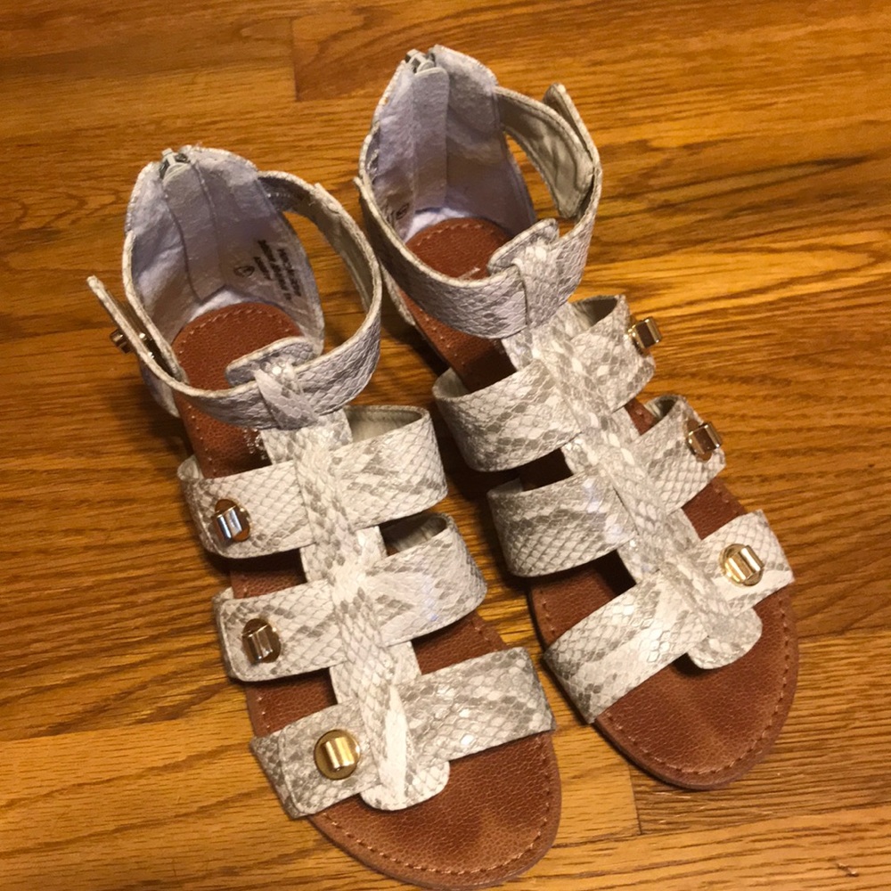 Snakeskin sandals